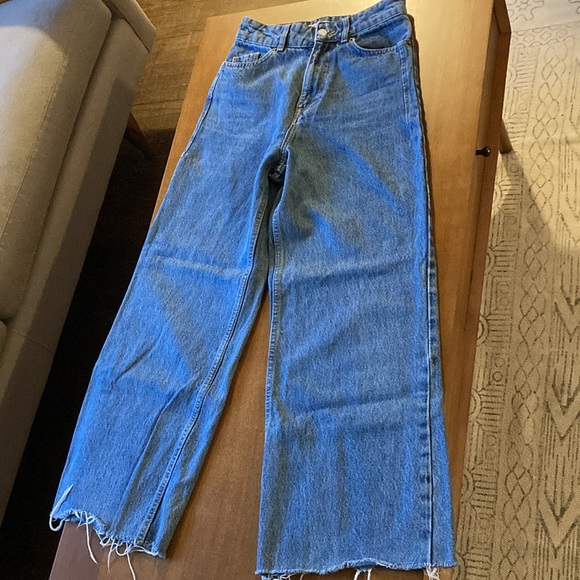 Zara wide leg high rise jeans - Picture 5 of 9